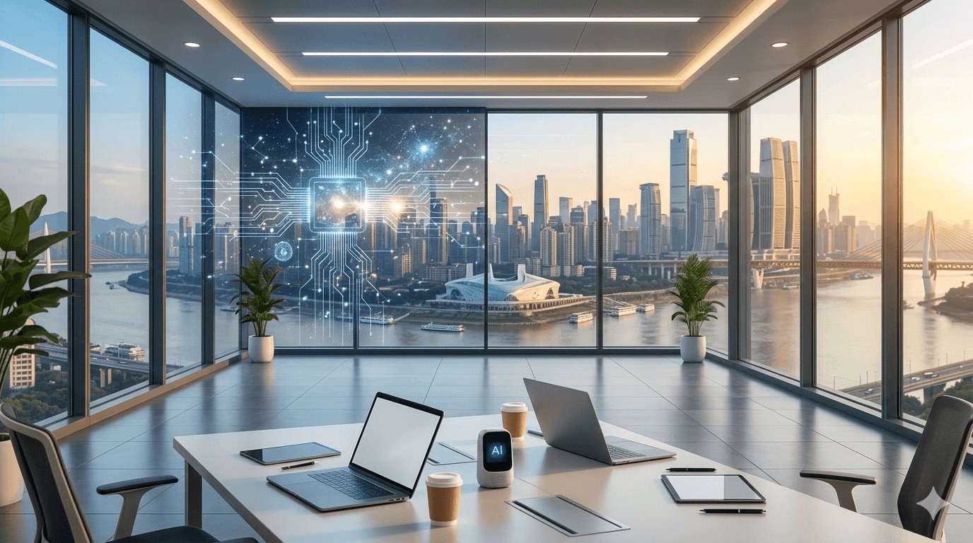 AI数字贸易办公空间